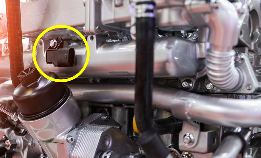 Camshaft and Crankshaft Sensor Locations Camshaft and Crankshaft Sensor Locations